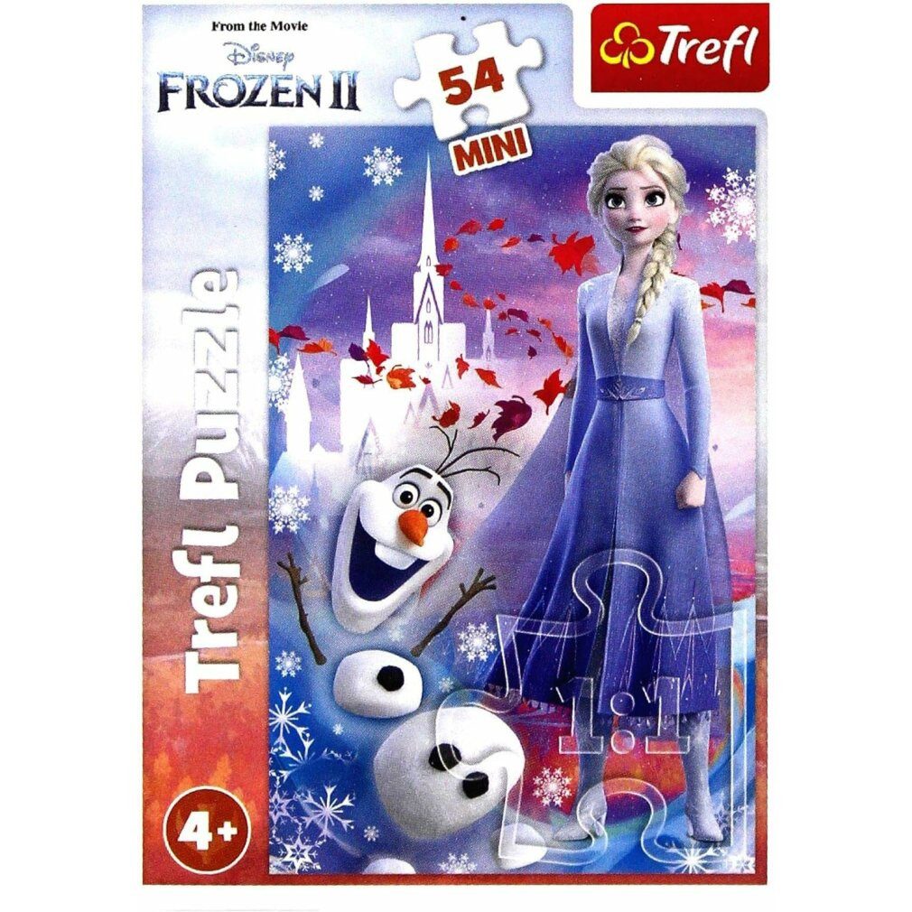 Trefl Puzzle Puzzle Ice Kingdom II: Elsa und Olaf 54 Teile, Puzzleteile