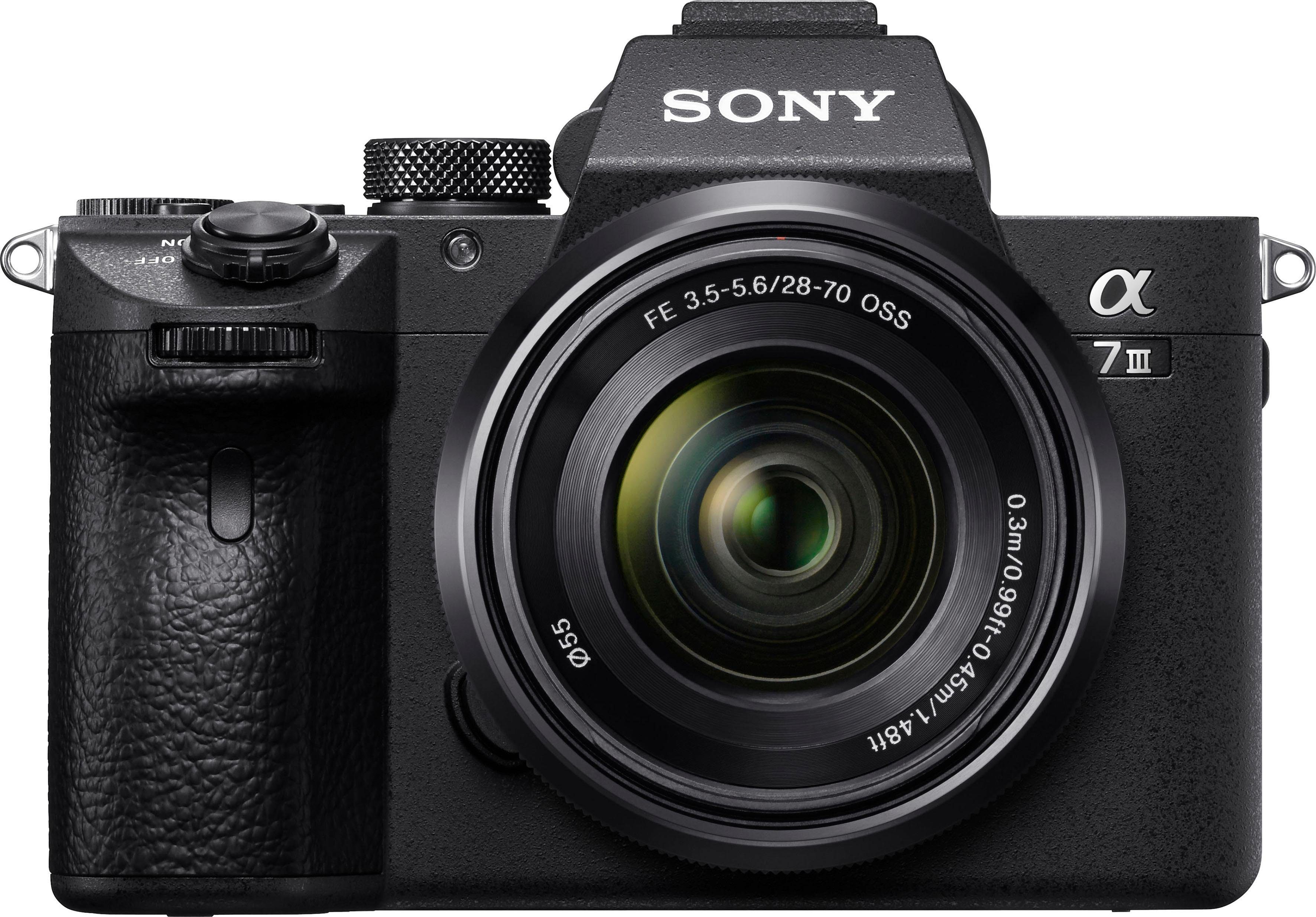 Sony Alpha 7 24,2 Systemkamera ILCE-7M3KB NFC, (SEL-2870, (Wi-Fi) III MP, WLAN