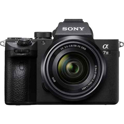 Sony Alpha 7 III ILCE-7M3KB Systemkamera (SEL-2870, 24,2 MP, NFC, WLAN (Wi-Fi)