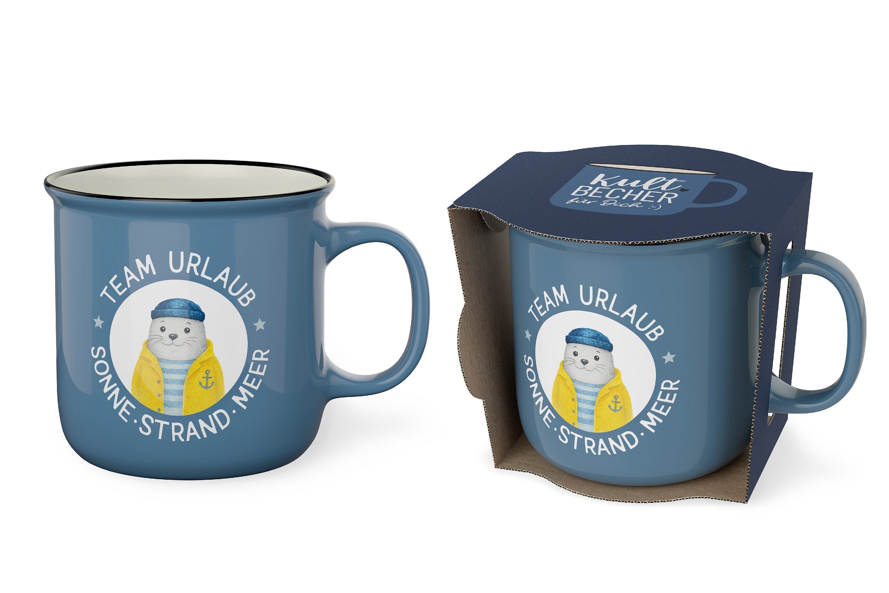La Vida Tasse Kult-Becher Kaffeetasse Kaffee Tee Tasse 0,25l Geschenk la vida, Material: Porzellan