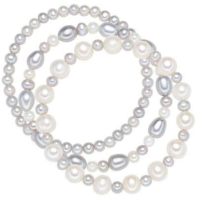 Valero Pearls Perlenarmband weiß, aus Süßwasser-Zuchtperlen