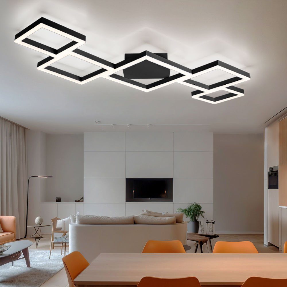 GLOBO LIGHTING LED Deckenleuchte, LED-Leuchtmittel fest verbaut, Warmweiß, Neutralweiß, Tageslichtweiß, Deckenleuchte LED Deckenlampe Esstisch CCT Dimmbar über