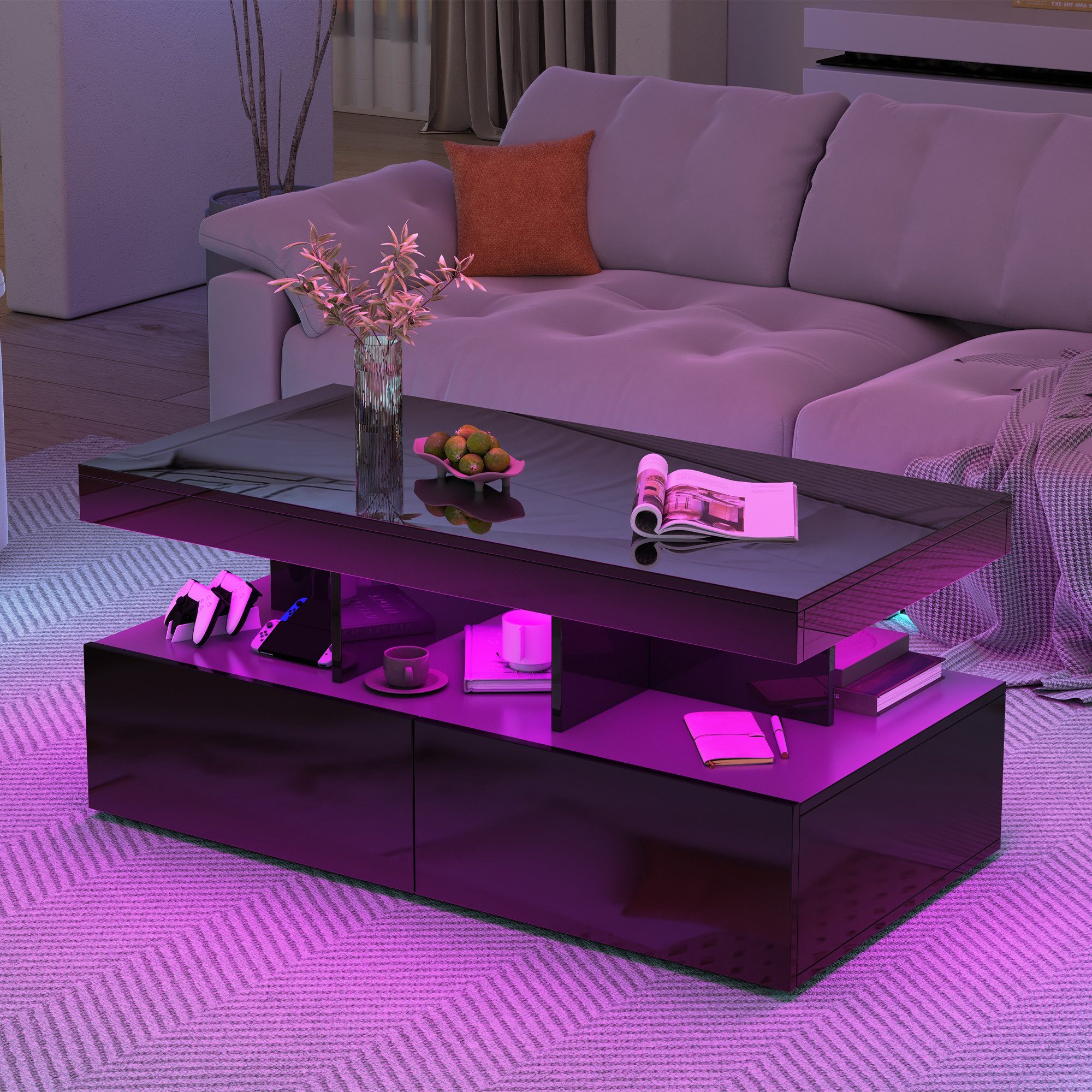 Furnishings Home Couchtisch Schreibtisch Beistelltisch LED günstig online kaufen