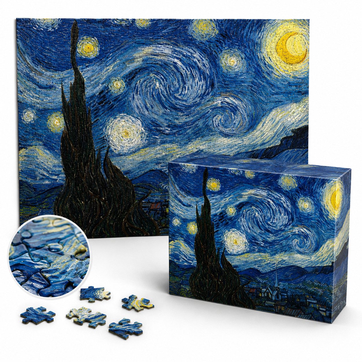 VEKROBOT Puzzle 1000 Teile Puzzle Matt & griffig Entspannungsspielzeug für Erwachsene, Puzzleteile, Förderndes Puzzle-Spielzeug