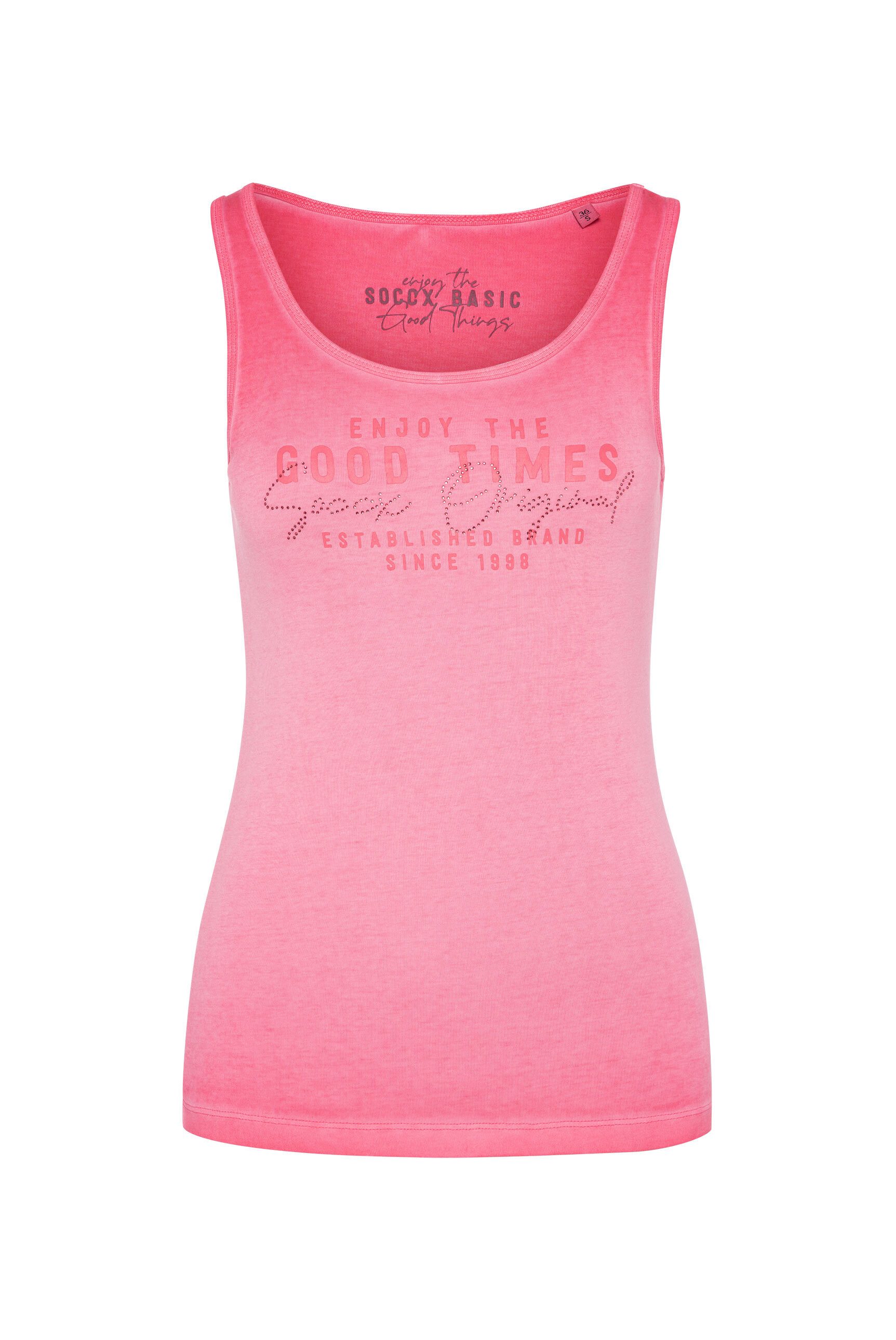 SOCCX Tanktop aus Baumwolle