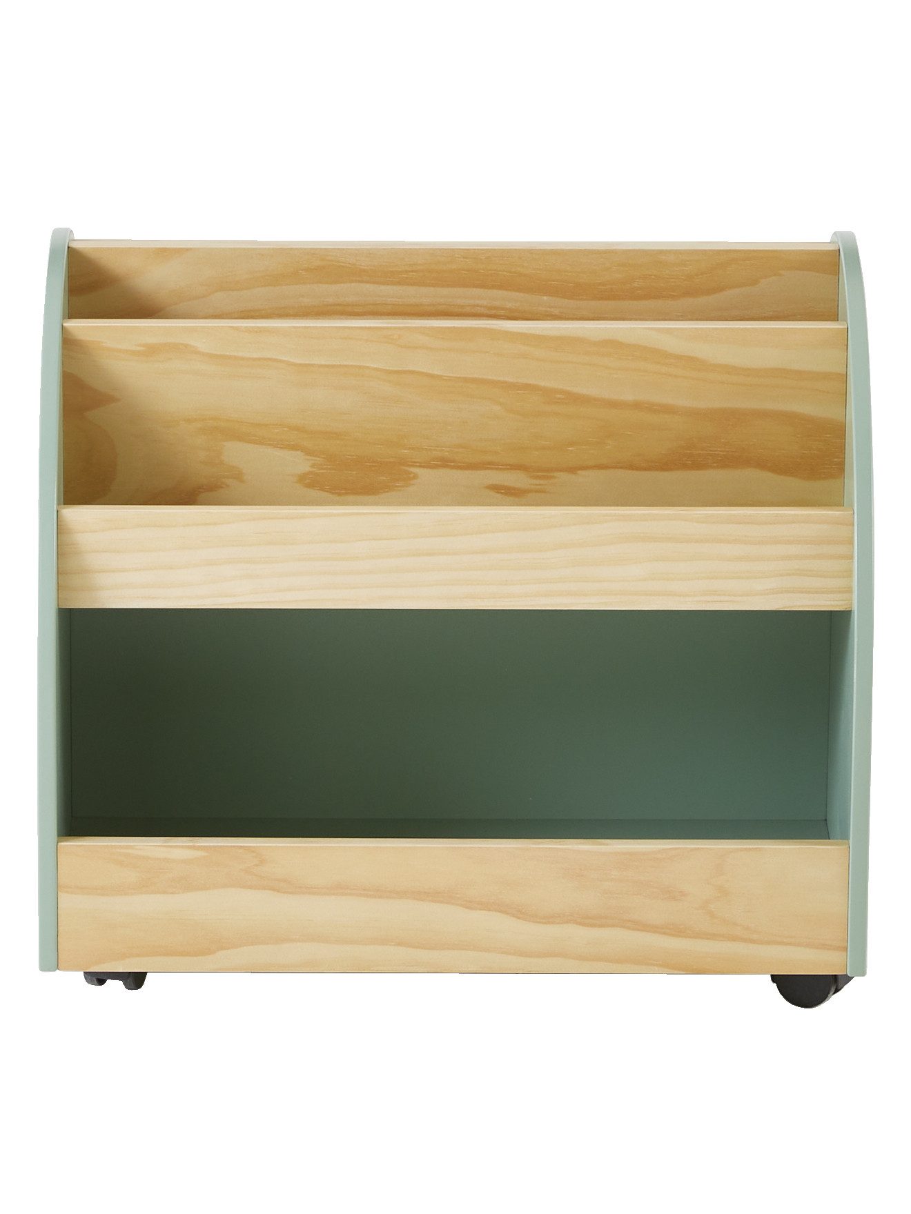 vertbaudet Bücherregal Kinderzimmer Bücherregal auf Rollen REGENBOGEN günstig online kaufen