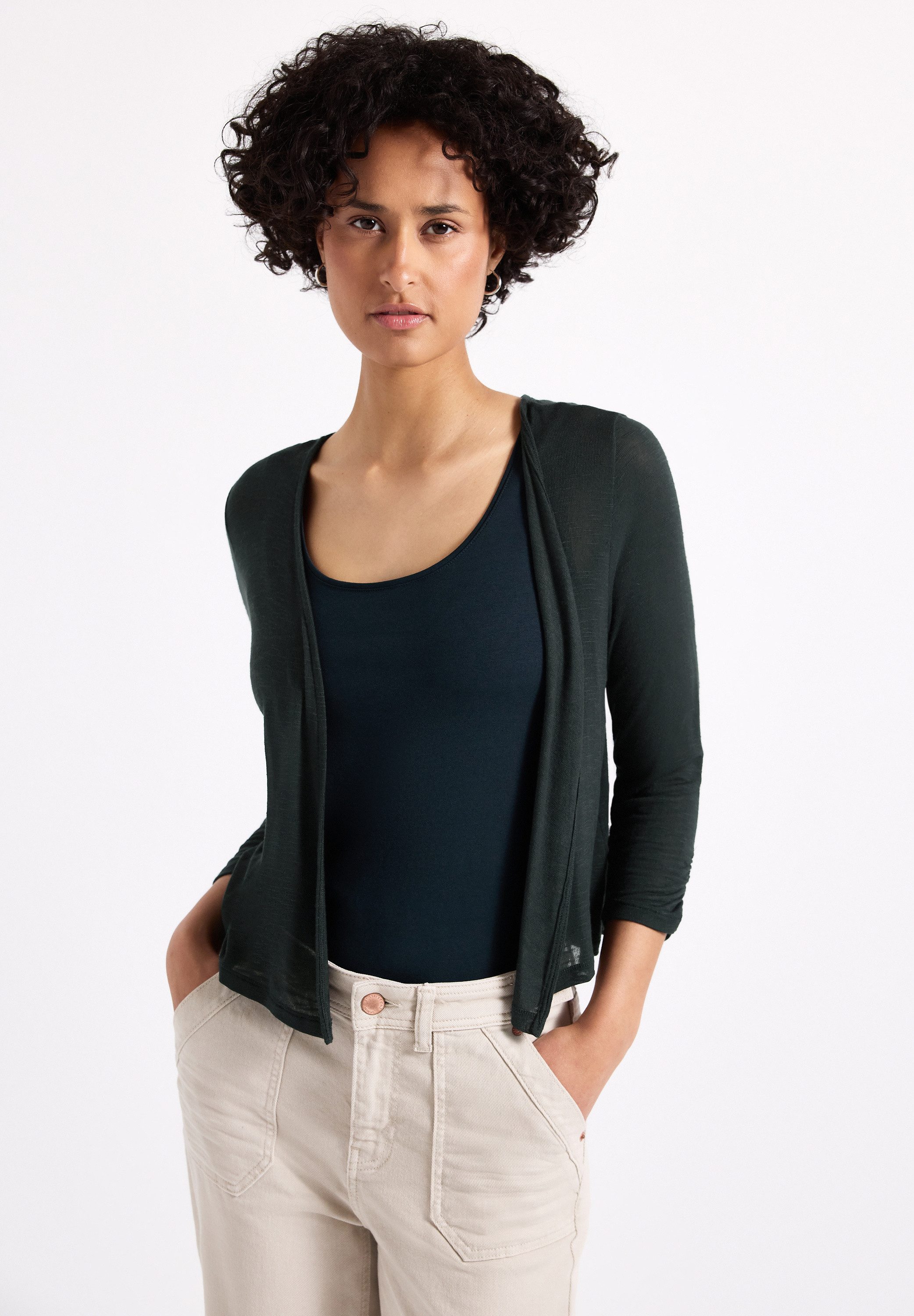 STREET ONE Cardigan, mit 3/4 Ärmeln günstig online kaufen