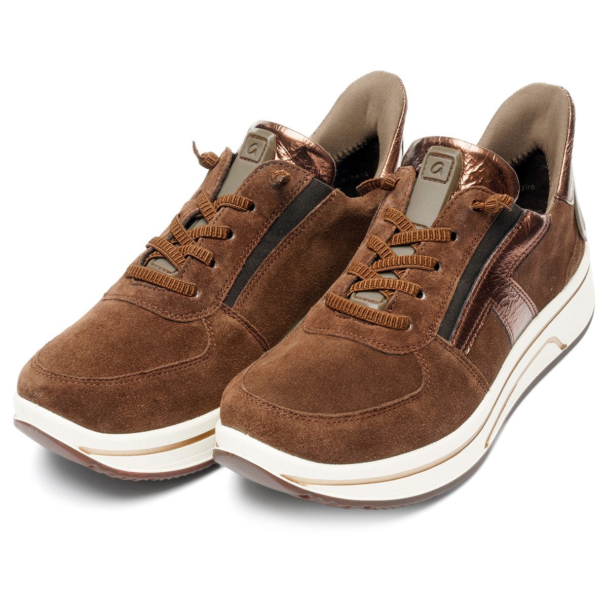 Ara Ara 27554-03 SAPPORO 3.0, Sneaker, Mocca / Braun, Damen Sneaker günstig online kaufen