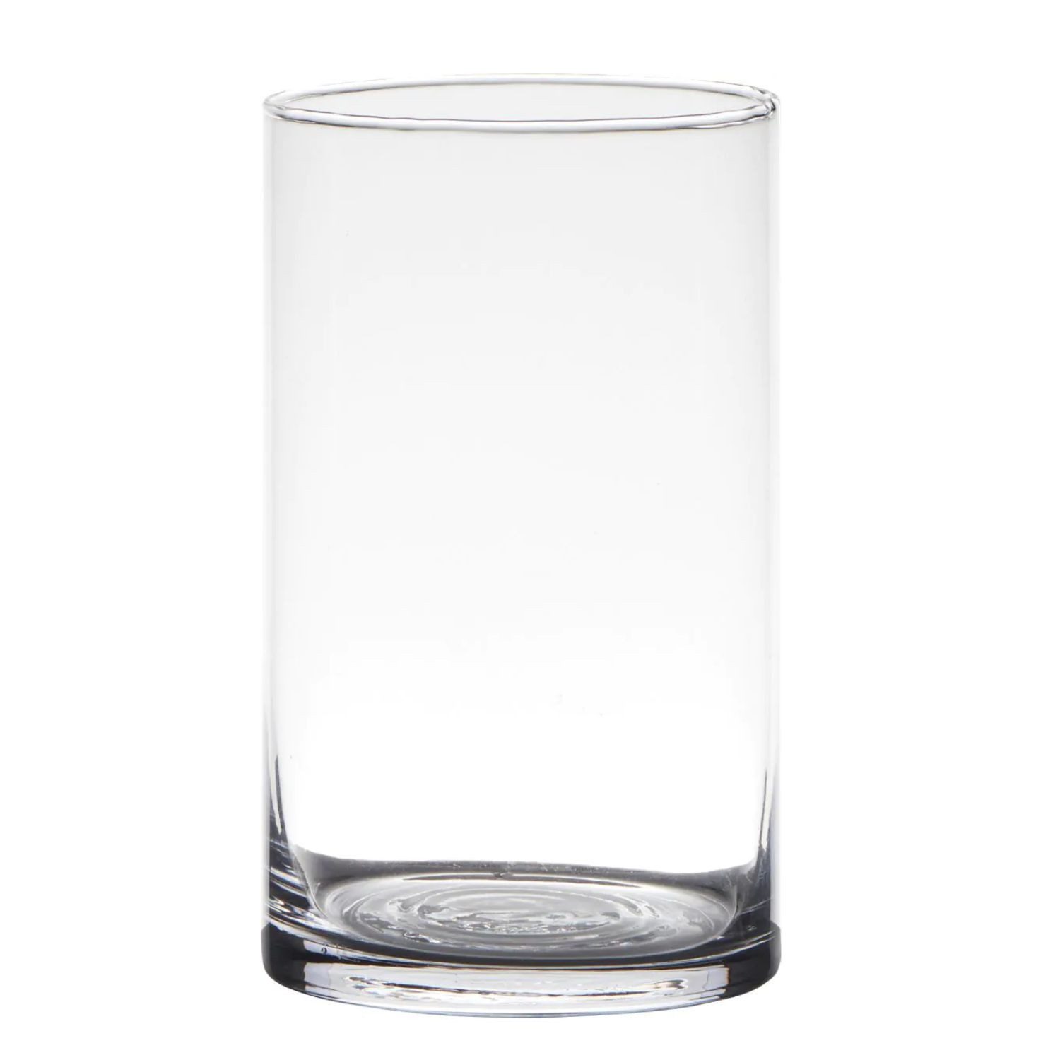 Hakbijl Glass Dekovase ZYLINDER, Farbe: Transparent, Höhe: 15cm