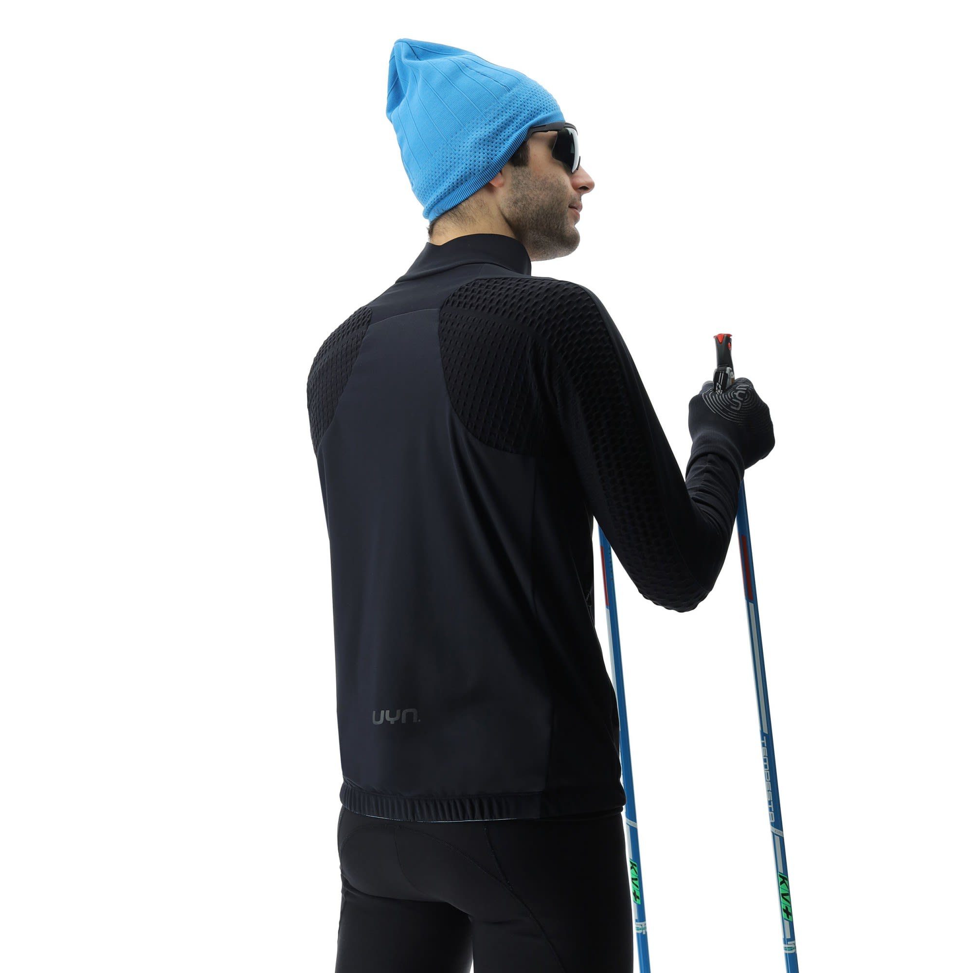 UYN Country Jacket Cross M Herren Black Uyn Coreshell Black - - Anorak Turquoise Skiing