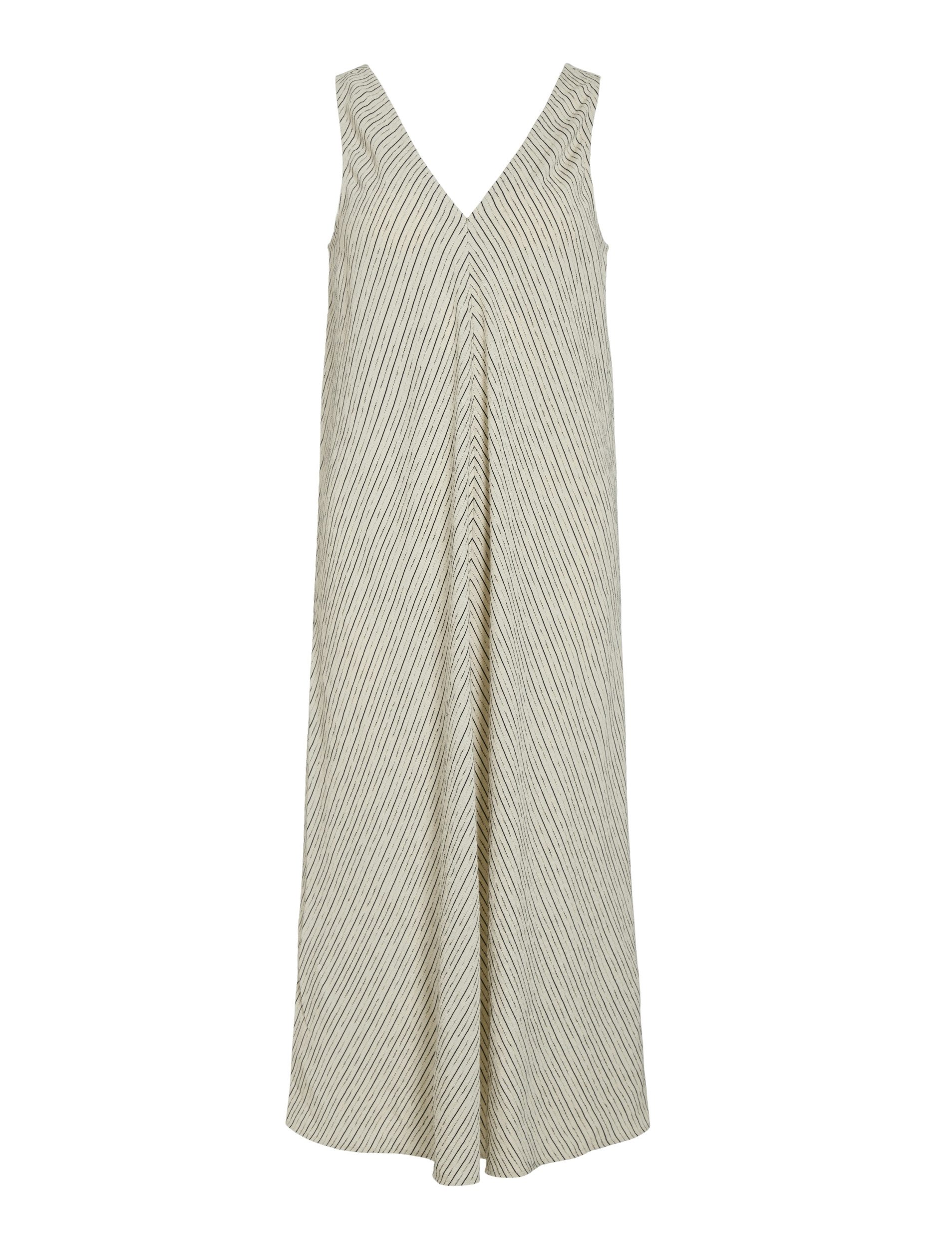 Vila Cocktailkleid VIBINNI V-NECK ANKLE DRESS Birch/Black emb