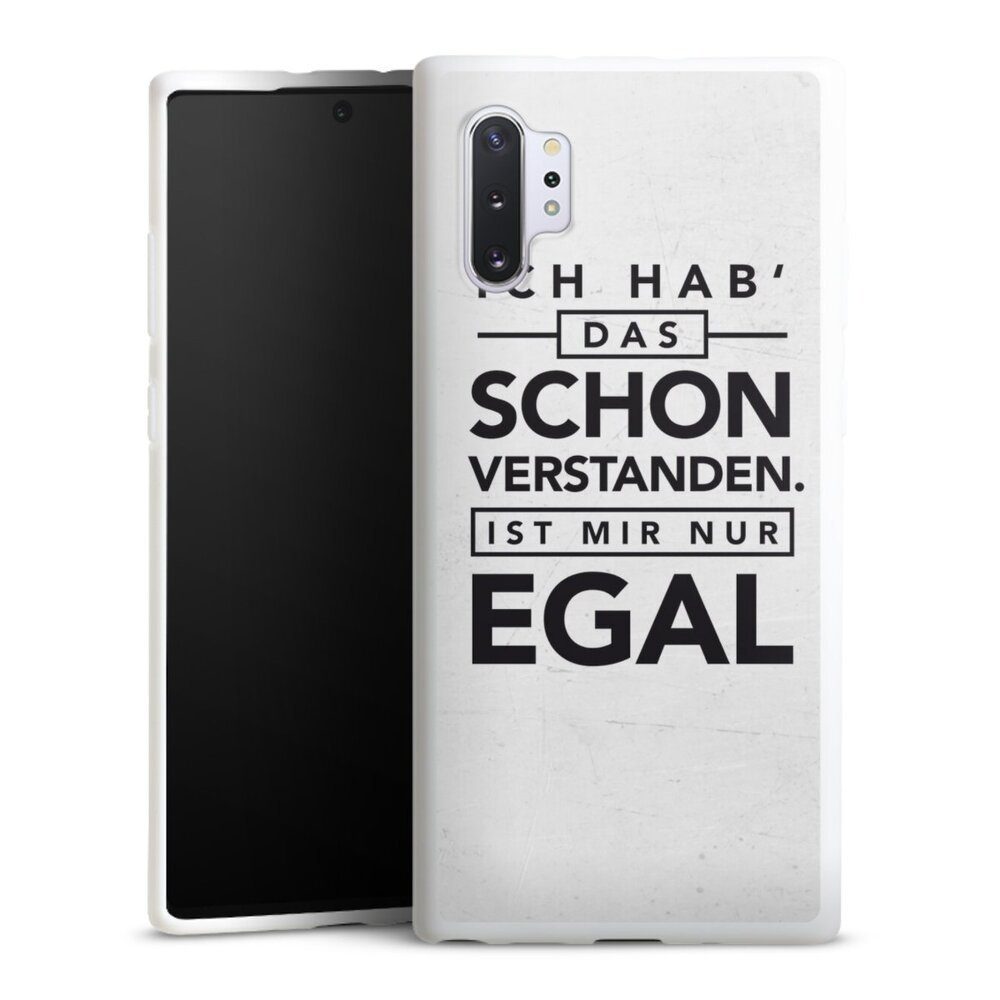 DeinDesign Handyhülle Sprüche Statement Schon verstanden, Samsung Galaxy  Note 10 Plus Silikon Hülle Bumper Case Smartphone Cover