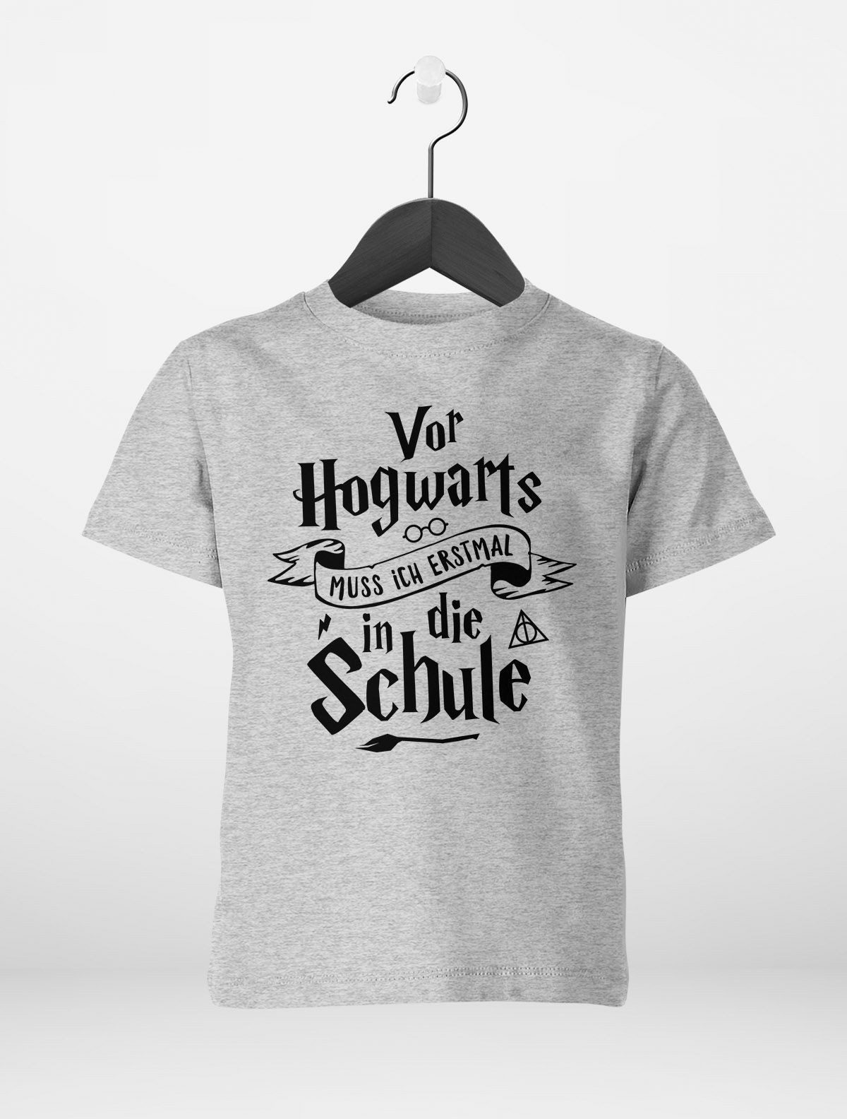 Print-Shirt Kinder T-Shirt Mädchen Vor muss ich erstmal zur Schule Geschenk zur