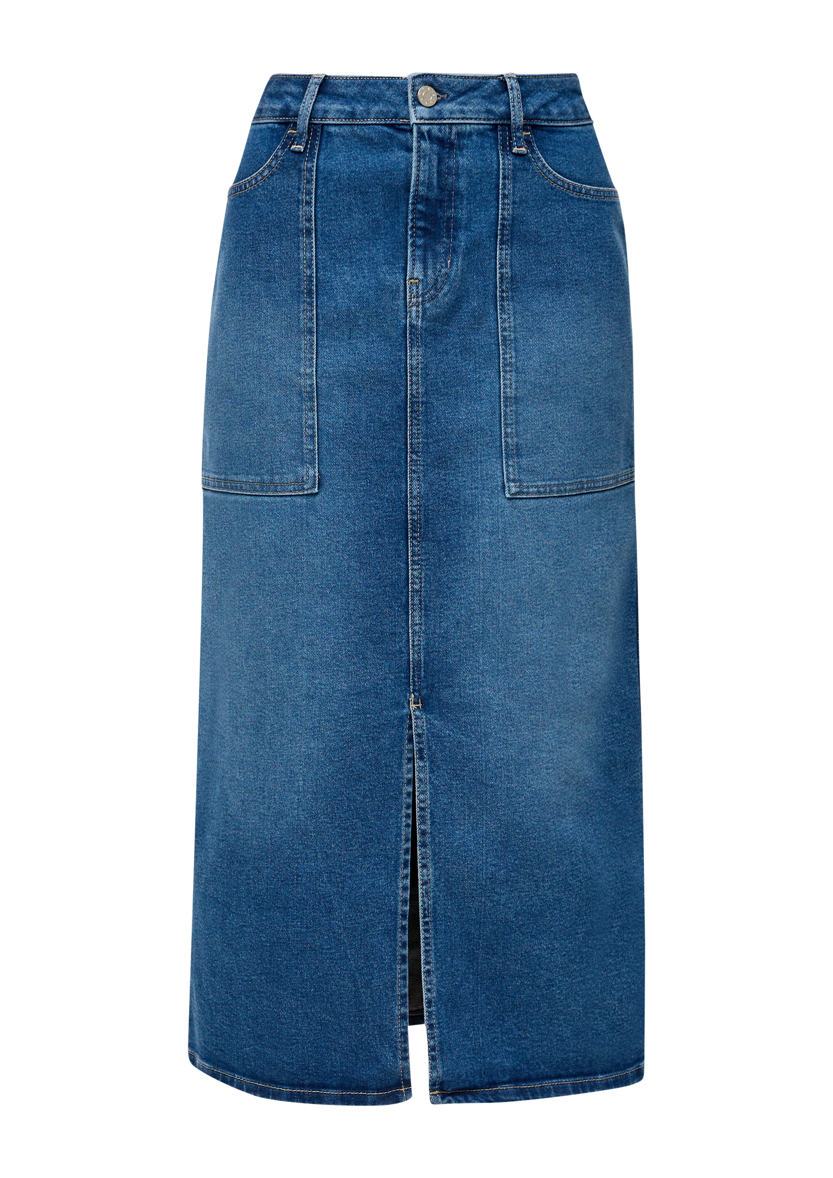 s.Oliver Maxirock Jeansrock in Midilänge günstig online kaufen