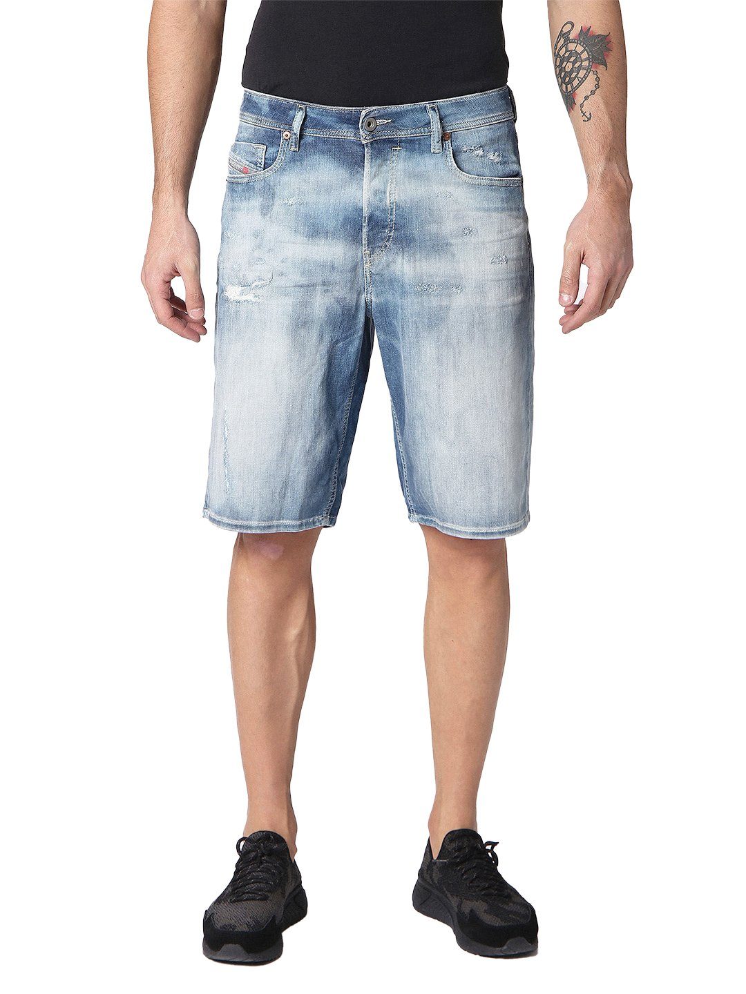 Diesel Jeansshorts Kurze Regular Fit Hose - Keeshort 084QP - W34 | Jeansshorts