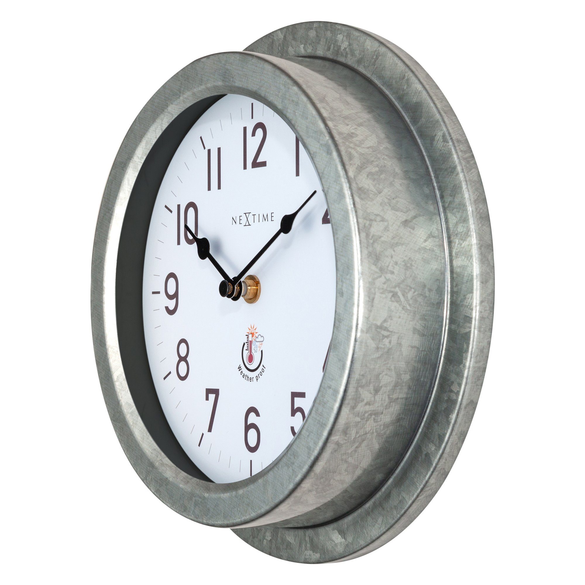 NEXTIME Wanduhr 4301 (für den Außenbereich geeignet) – Bild 3 von 5