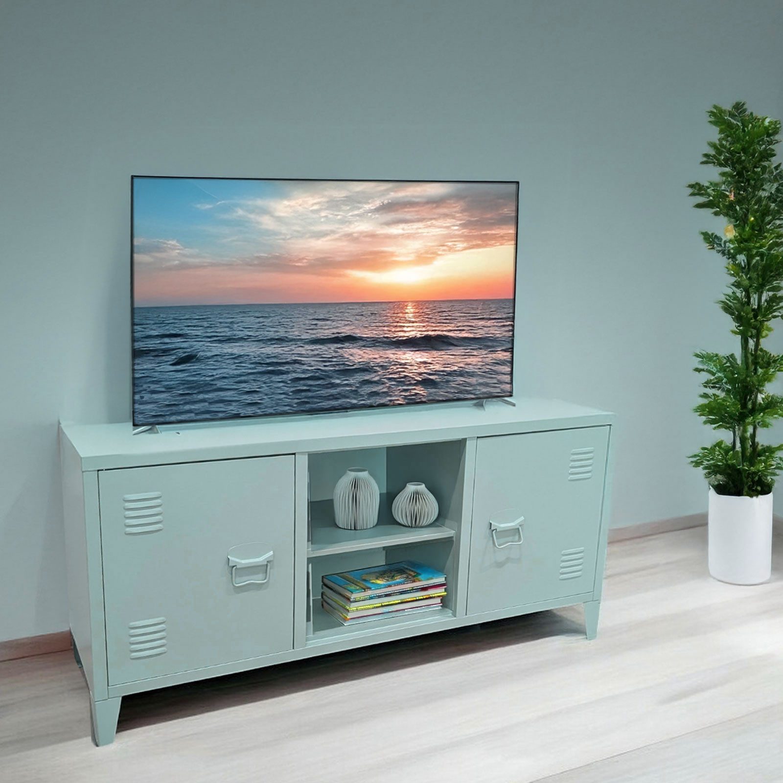 osoltus Raumteiler Industrial Sideboard Stahl Schrank günstig online kaufen