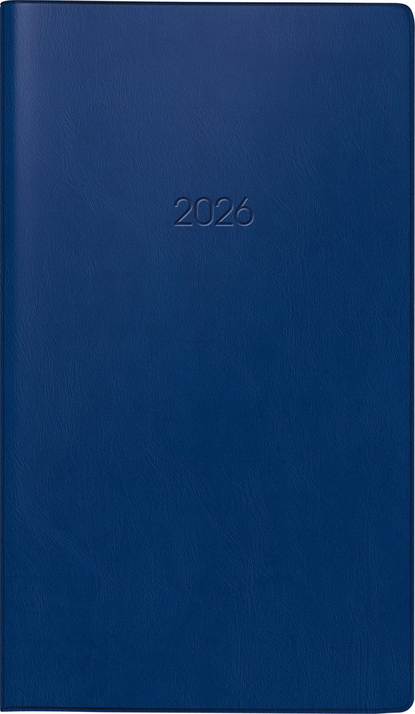 BRUNNEN Taschenkalender 2026 Brunnen Taschenkalender 758 A6 dunkelblau