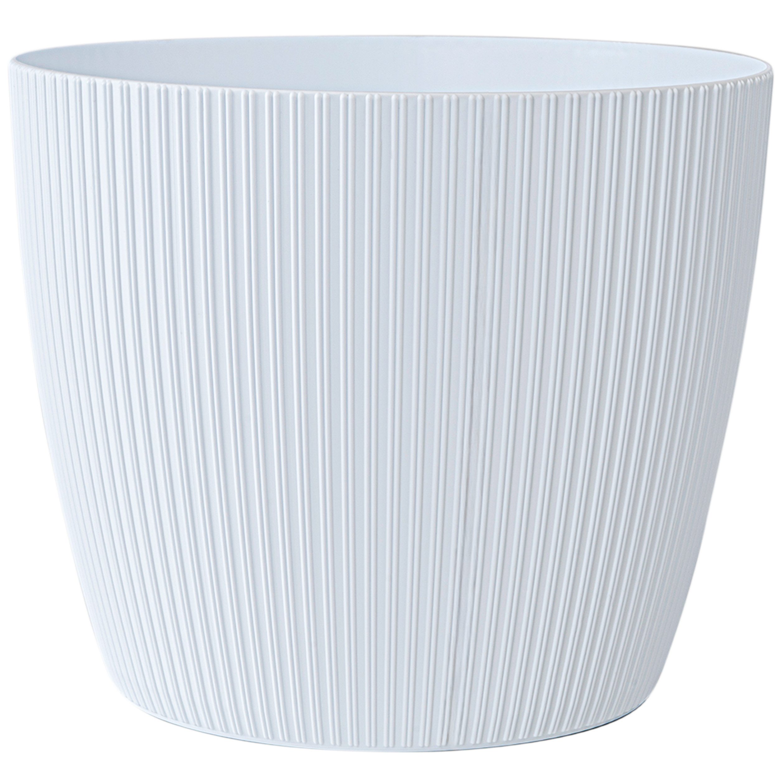 KONZEPT Blumentopf groß, gerillte Struktur 26/30cm, Übertöpfe für Zimmerpfl günstig online kaufen