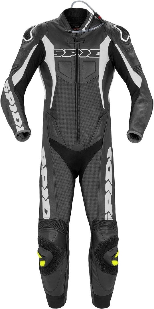 SpiDi Motorradkombi Sport Warrior Pro Perforierte Pro 1-Teiler Motorrad Lederkombi Wasserdicht belüftet protektoren abriebfest