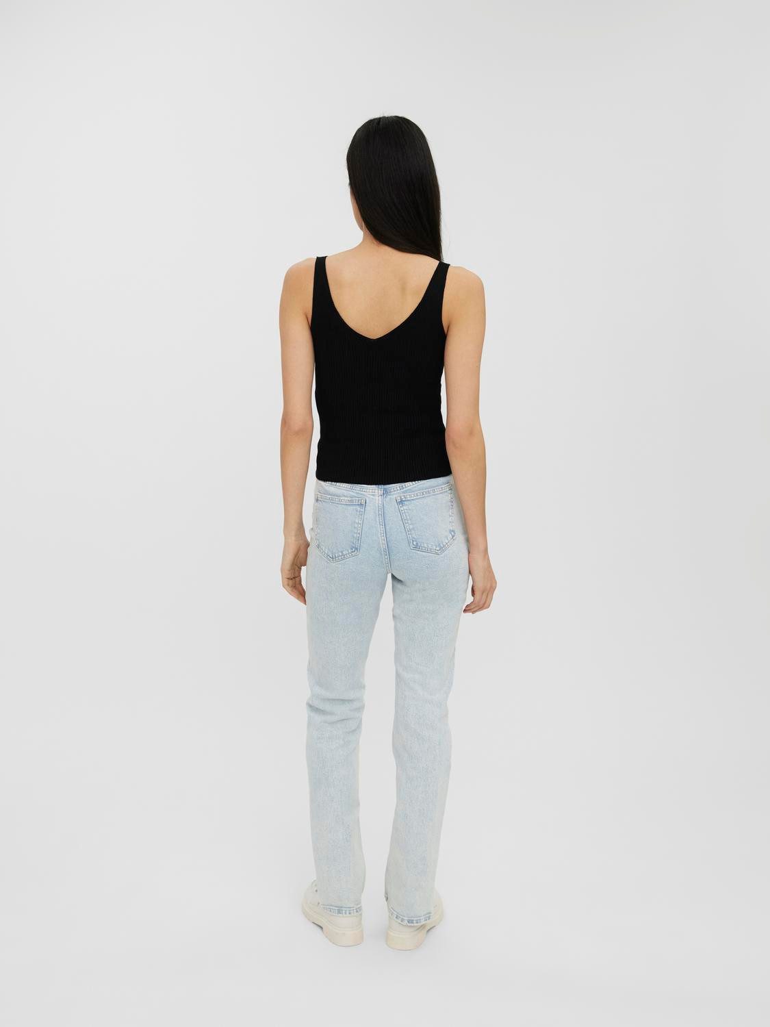 Vero Moda Stricktop VMGLORY SL RIB TOP Viskosemischung