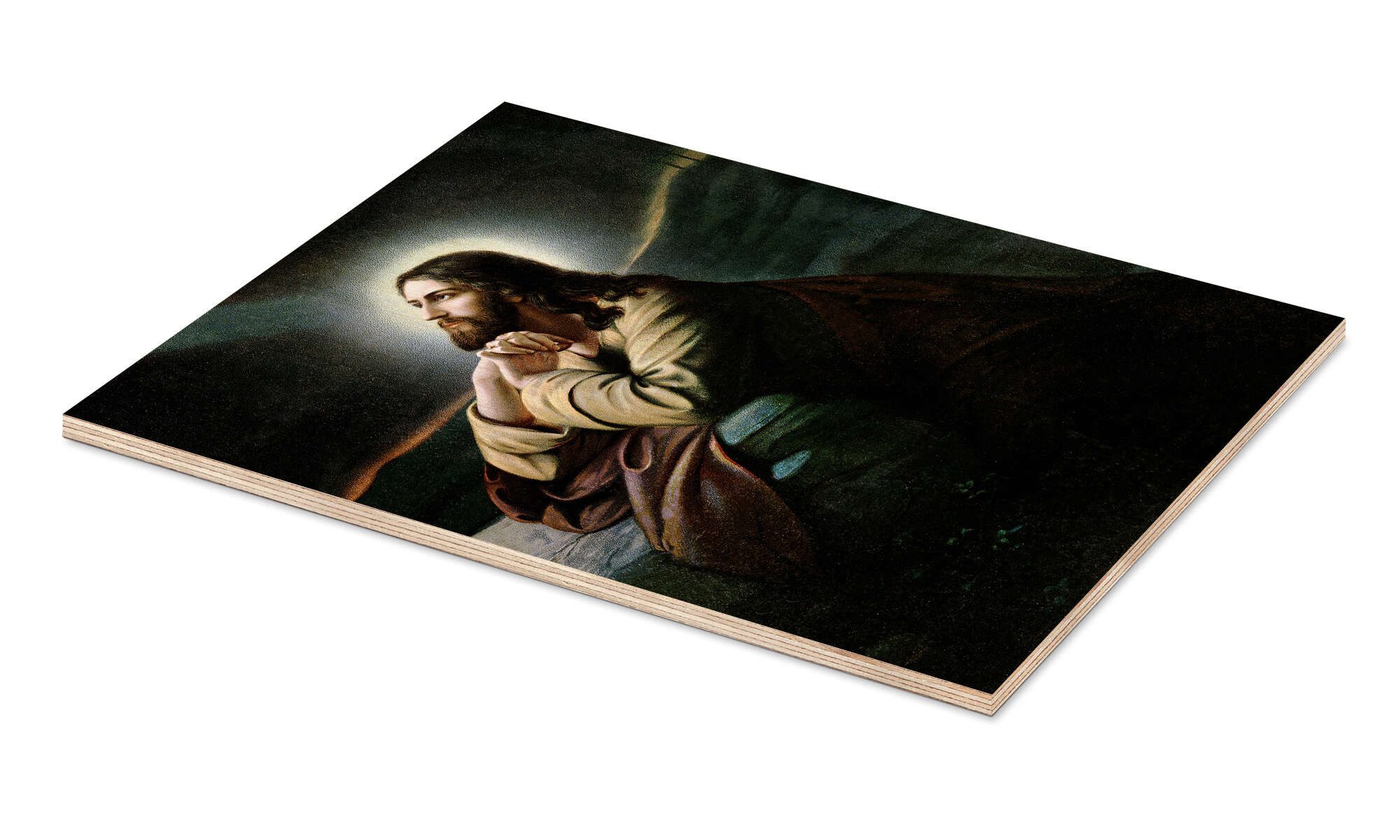 Posterlounge Holzbild ARTOTHEK, Christus am Ölberg, günstig online kaufen