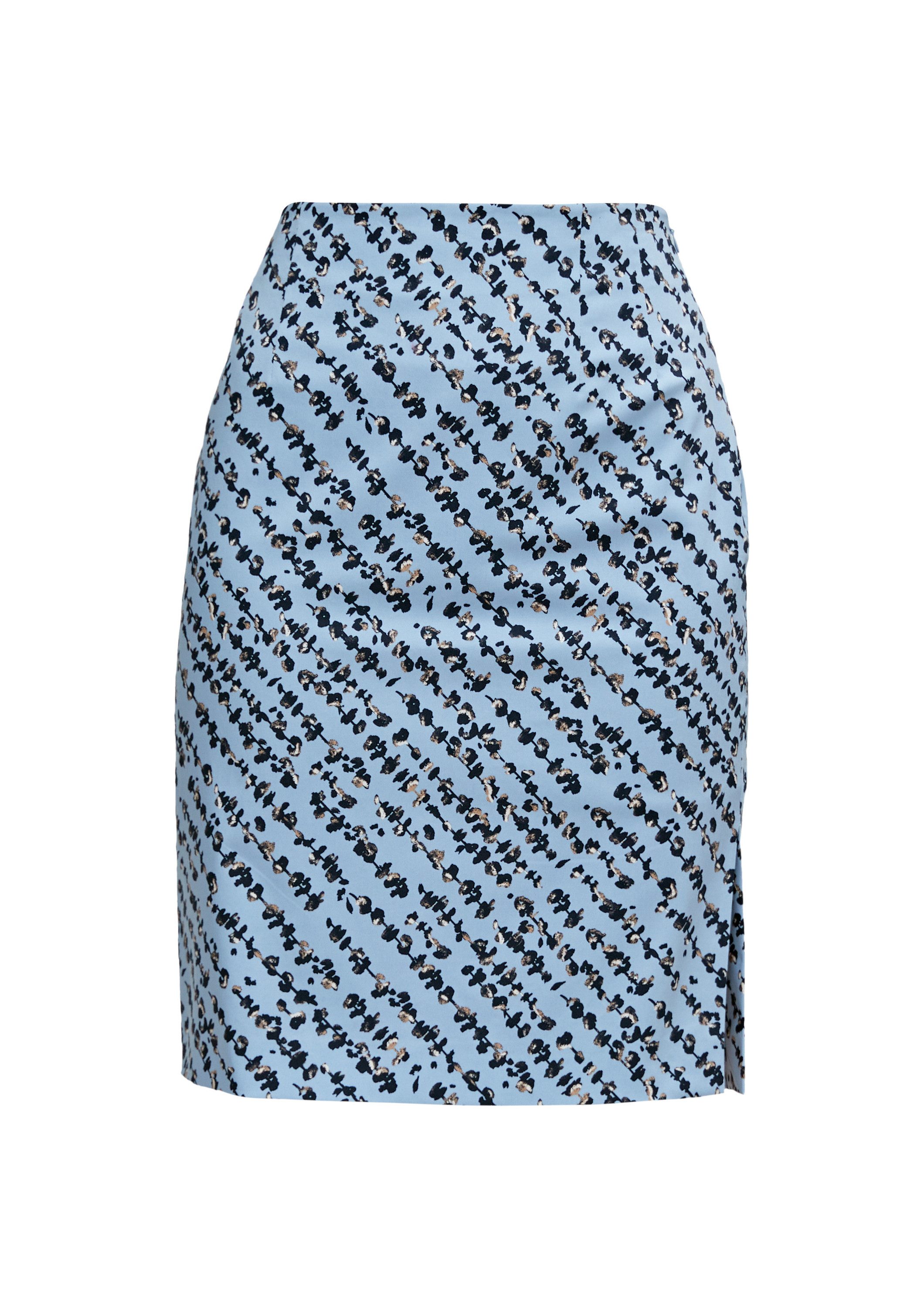 comma Minirock Rock Rock mit Allover-Print günstig online kaufen
