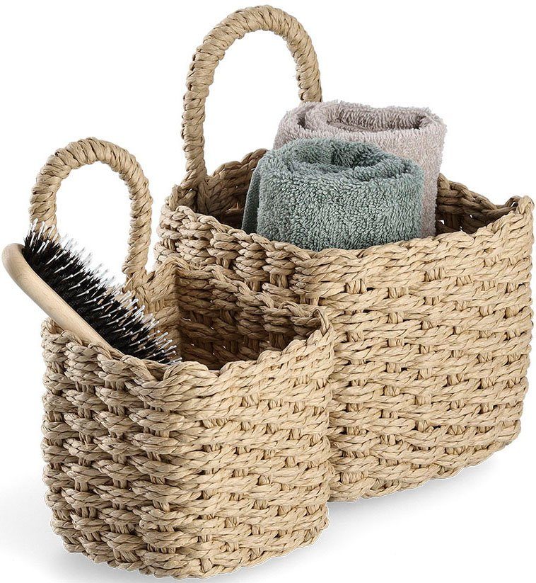 Zeller Present Aufbewahrungskorb (2 St), mit Hängefunktion günstig online kaufen