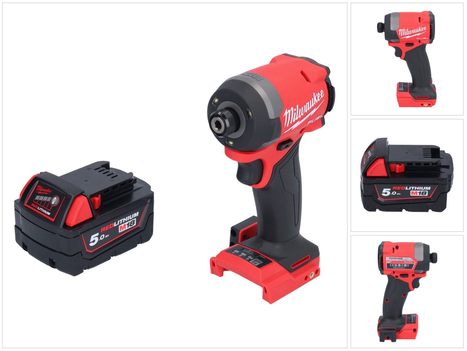 Milwaukee Akku-Schlagschrauber M18 FID3-501 Akku Schlagschrauber 18 V 1/4" günstig online kaufen