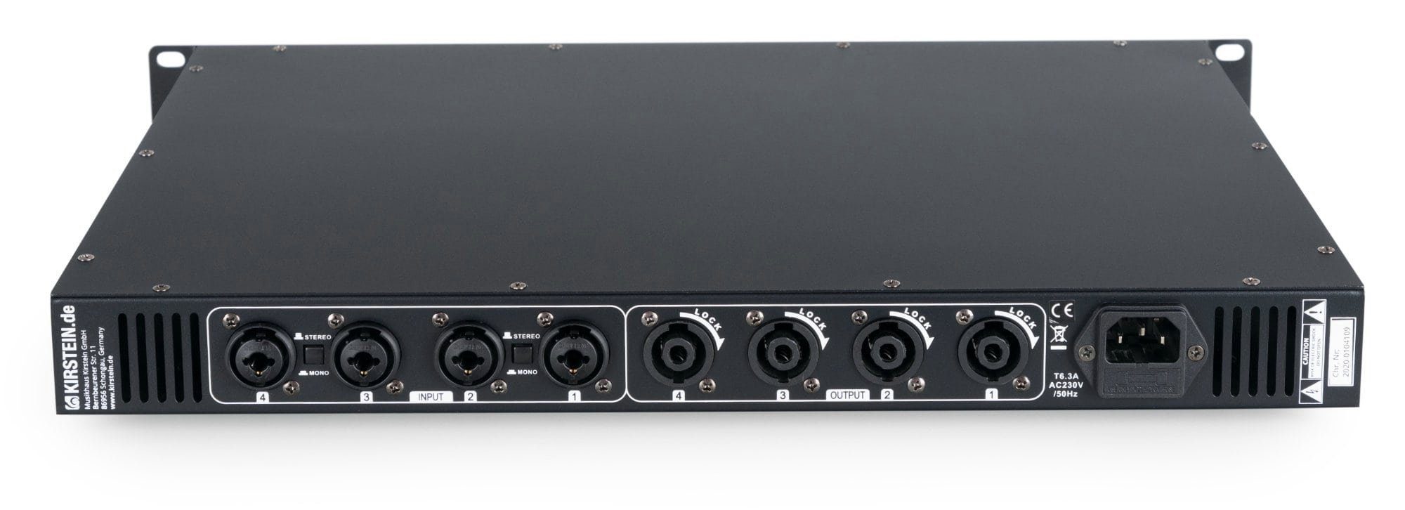 Pronomic P-154E MKII Endstufe 1HE Audioverstärker (Anzahl Kanäle: 4, 600 W,  geeignet für Monitor-Betrieb oder Studio/HiFi)