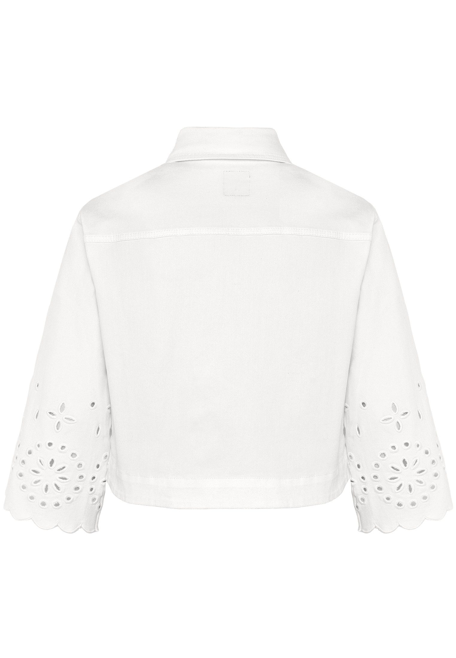 Zero Jackenblazer Damen mit Lochmuster Lochstickerei