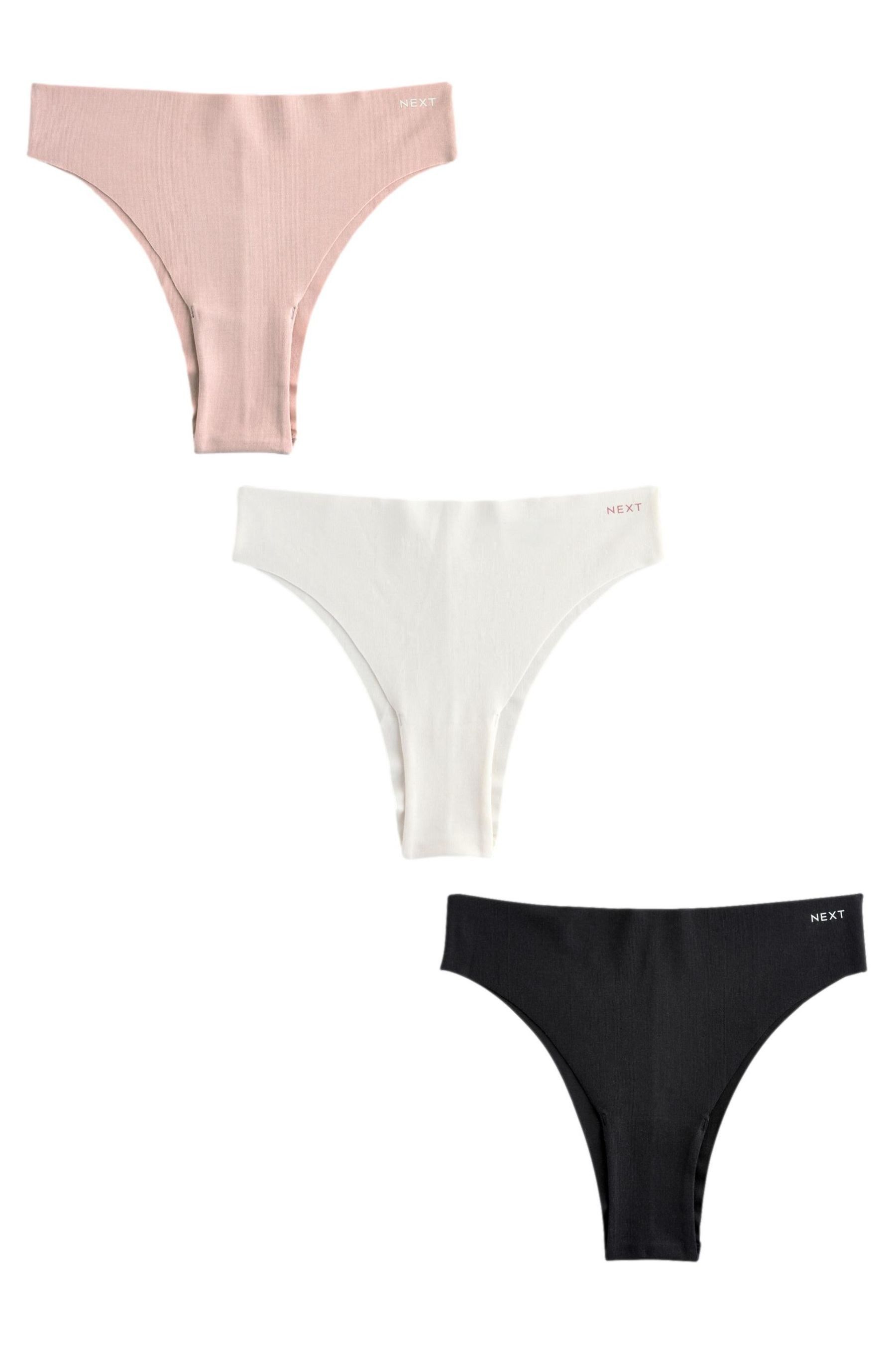 Brasilslip Nahtlose Slips mit Baumwolle, 3er-Pack