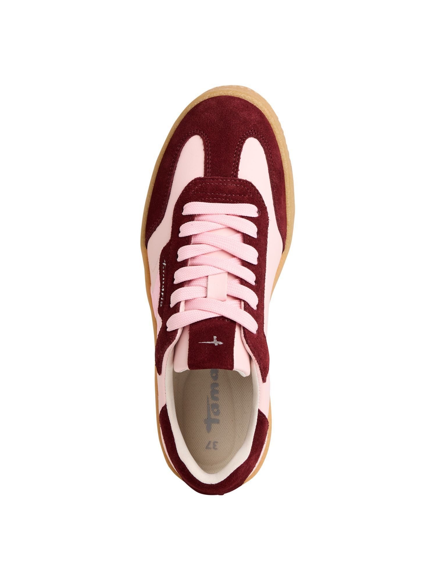 Tamaris COMFORT-Lining, Removable Sock aus Leder Sneaker COMFORT-Lining