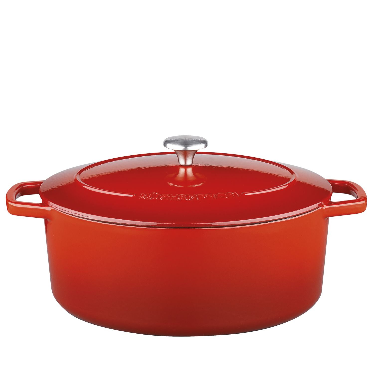 Küchenprofi Bräter Küchenprofi Bratentopf BRETAGNE oval, 33 cm rot