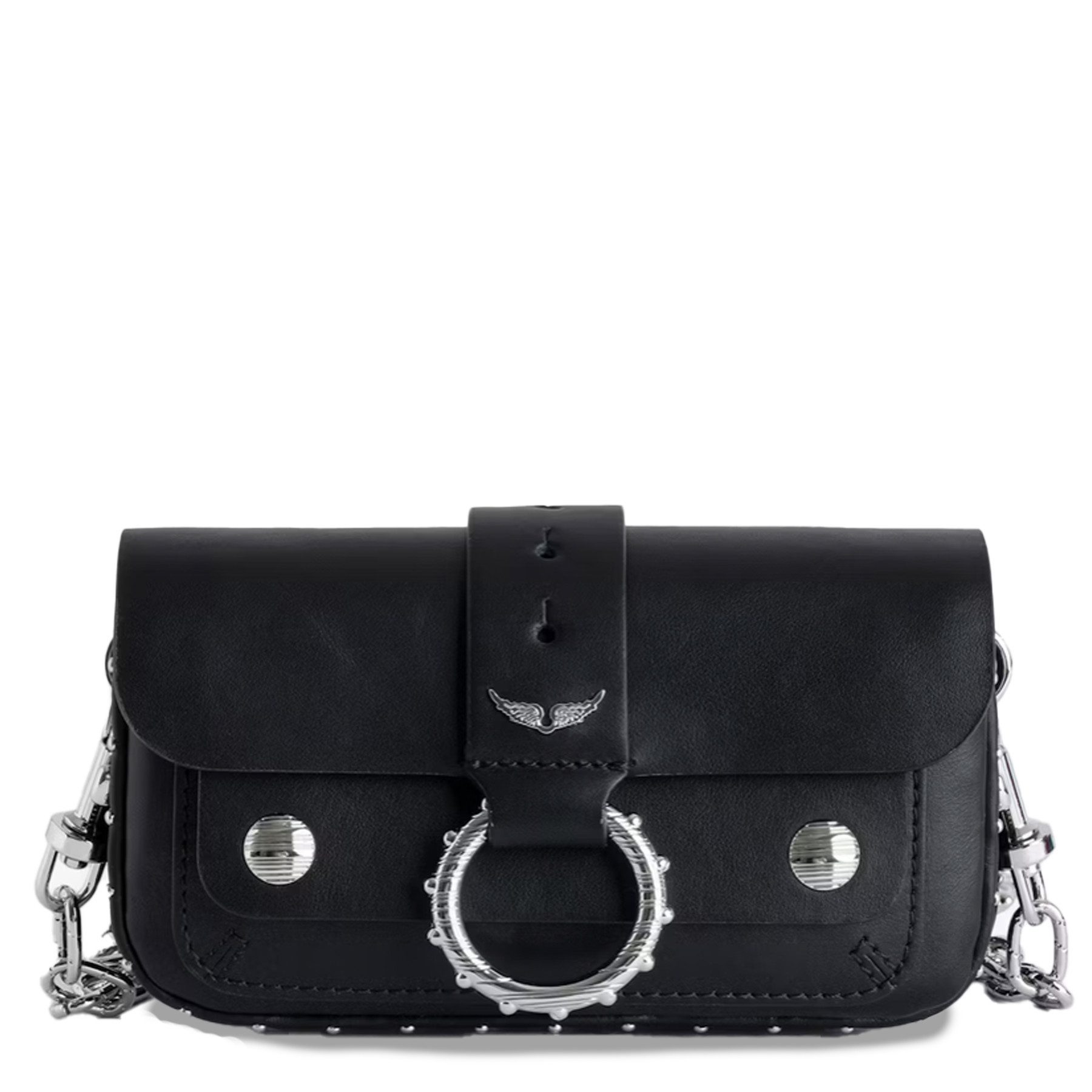 Handtasche Tasche KATE WALLET SMOOTH CALFSKIN aus Leder
