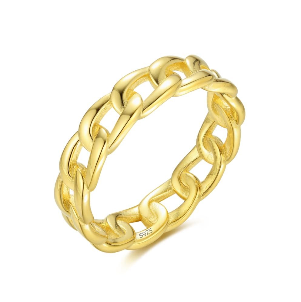 Lisandra Scott Silberring Eleganter Ketten Ring – 925 Sterling Silber im Cu günstig online kaufen