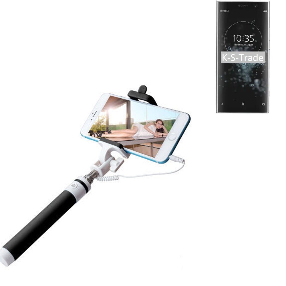 XA2 Ultra Plus XZs T3 C3 XZ Z5 Z3 10 L3 L2 M4 Aqua 360° Rotation 1 XZ2 Premium Selfie Stick Stativ Erweiterbar Monopod Wireless Selfie-Stange Kompatibel mit Sony Xperia 5 XA1 Plus 10 Plus 