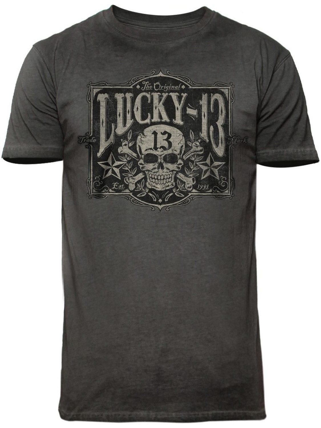 Lucky 13 T-Shirt L13 Tombstone Tee