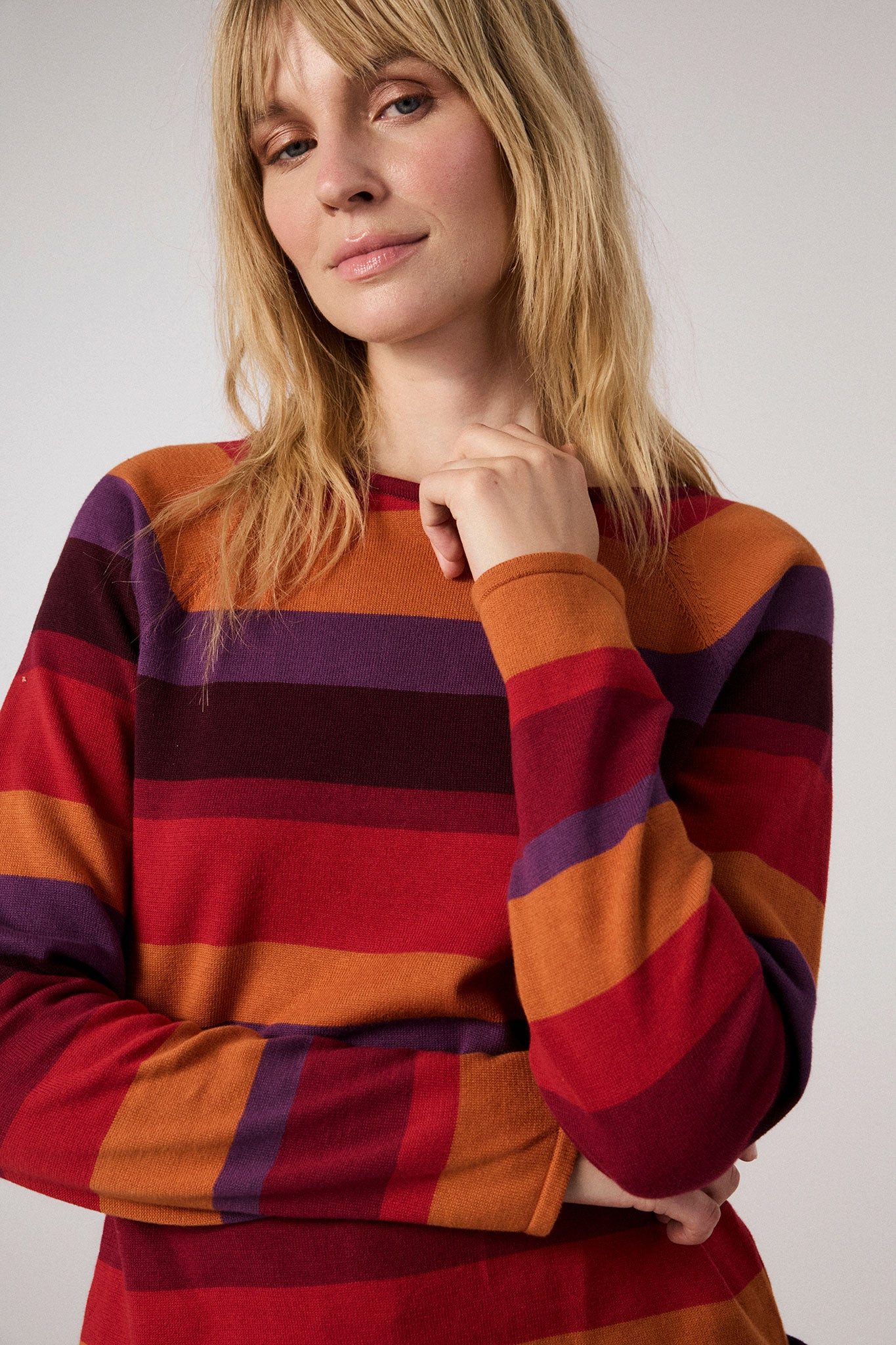 Himalaya Clothing Strickpullover Damen mit stilvollem Streifendesign - Stri günstig online kaufen