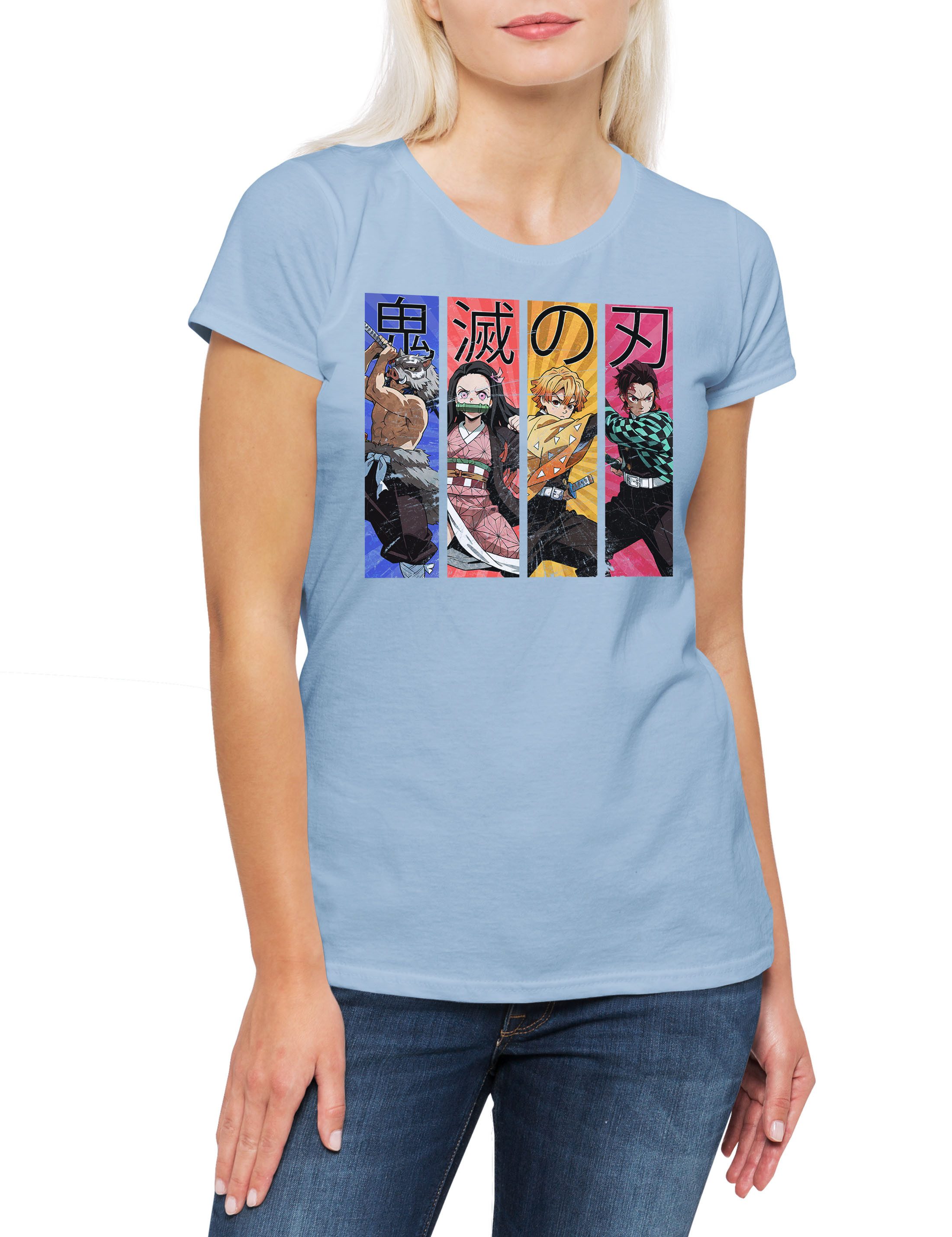 Print-Shirt Nezuko TanjiroDamen T-Shirt Child's Mörderpuppe Chucky Play