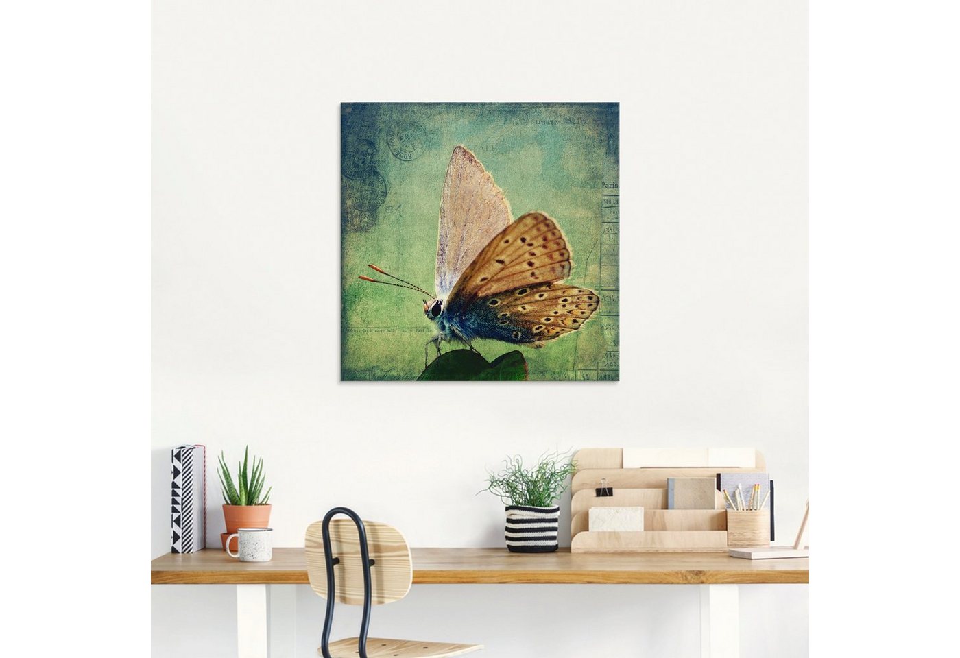 Artland Glasbild »Kleiner Schmetterling«, Insekten (1 Stück)-kaufen