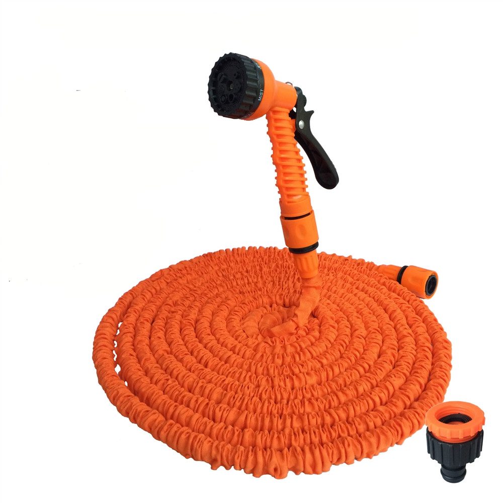 SIKAINI Gartenschlauch Dehnbarer Wasserschlauch,für Gartenbewässerung, Gartenschlauch, Multifunktionale Spritzdüse, (Automatische Dehnung & Rückzug)