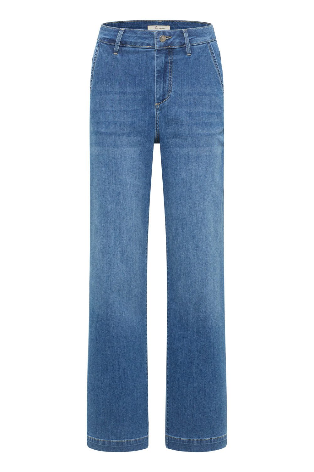 Tranquillo Regular-fit-Jeans Jeans Doraa aus Bio-Baumwolle Mid Waist