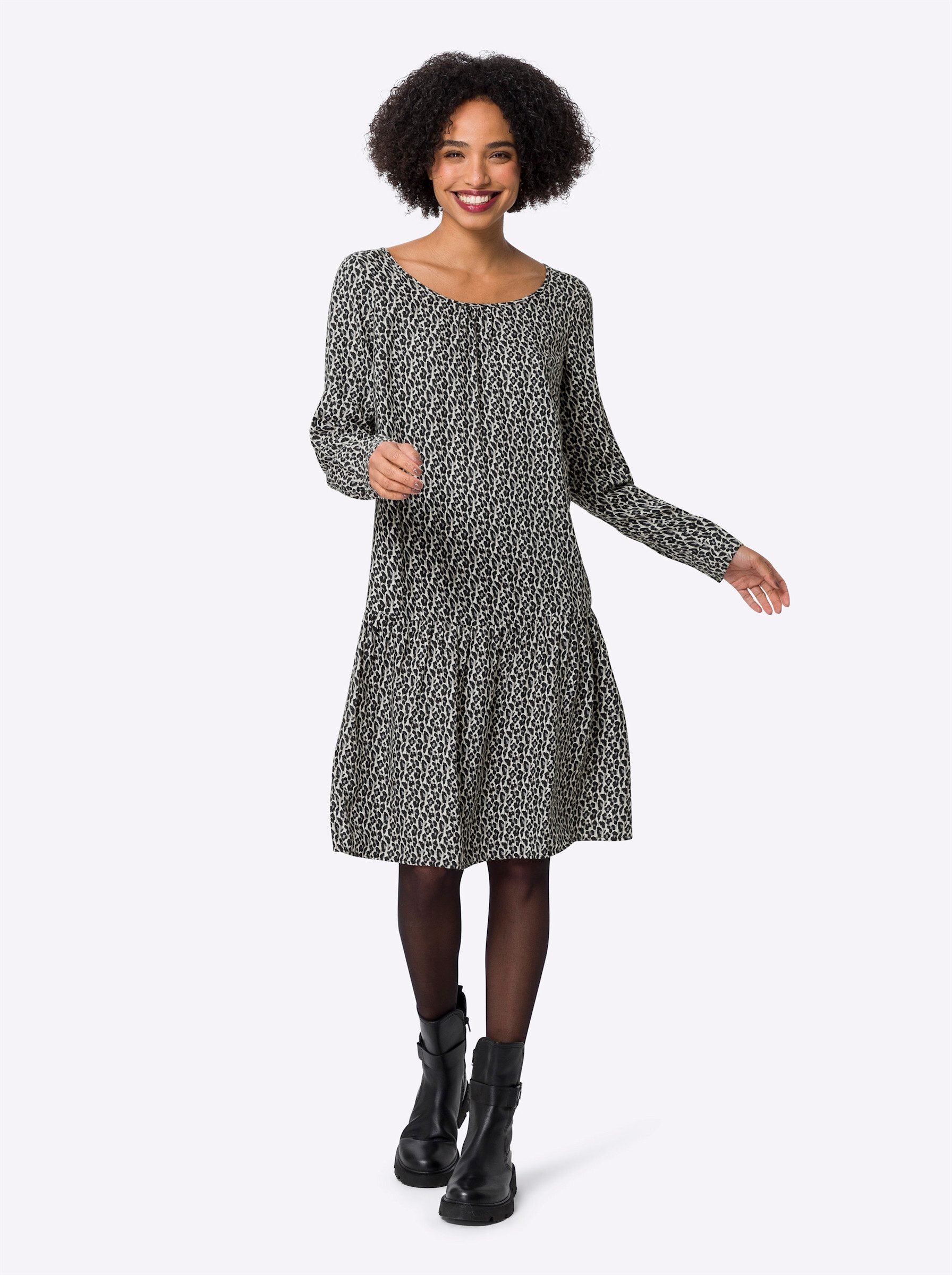 heine Etuikleid Druckkleid . günstig online kaufen