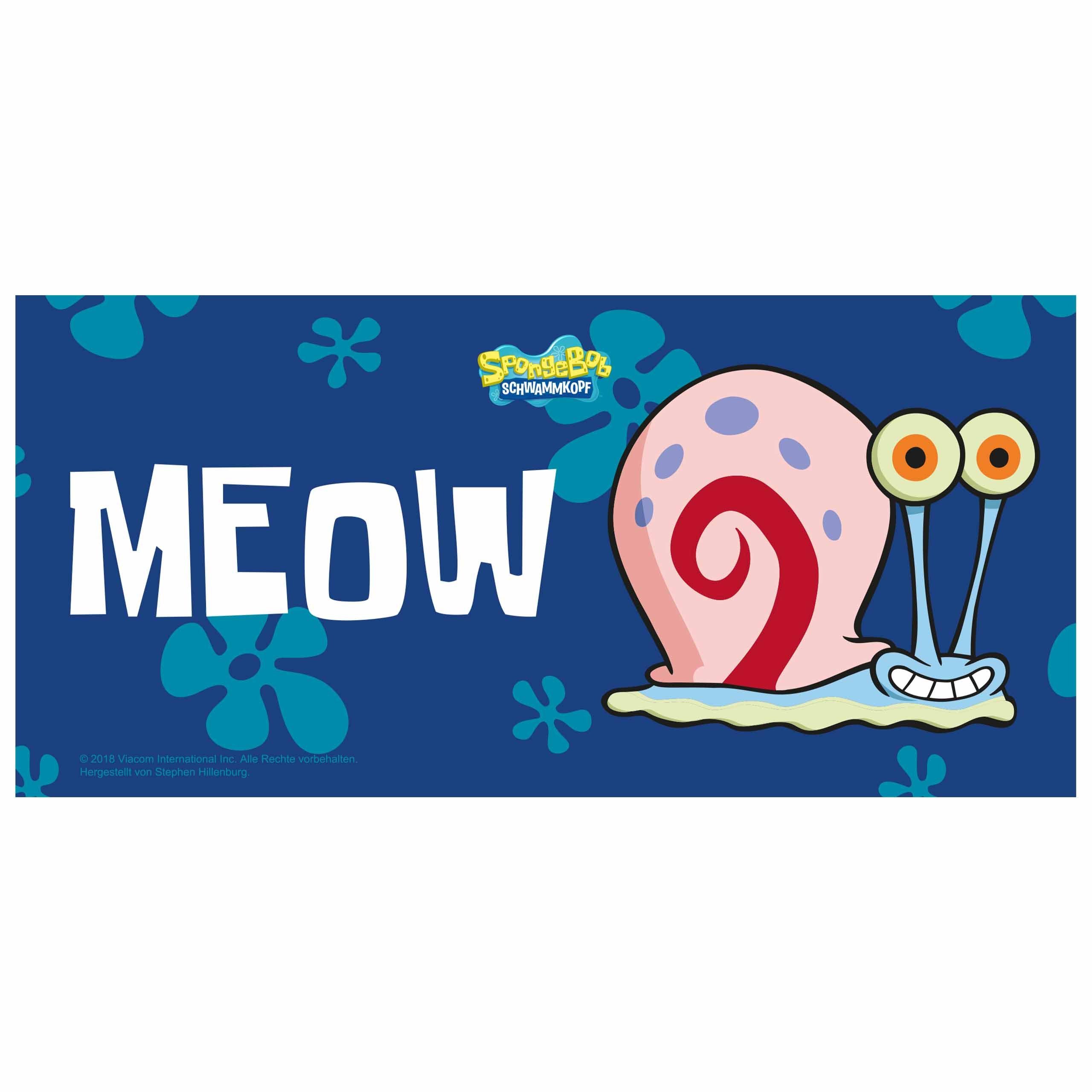 Keramik - Gary ml, United 320 Meow Tasse Spongebob Labels® Tasse