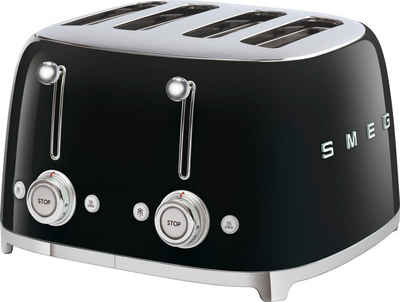 Smeg Toaster TSF03BLEU, 4 kurze Schlitze, 3000 W