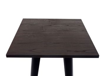 MCW Bartisch MCW-A73-Tisch-Set (Set, 3er), Set, Bodenschonende Gummifüße, Querstrebe sorgt für Stabilität