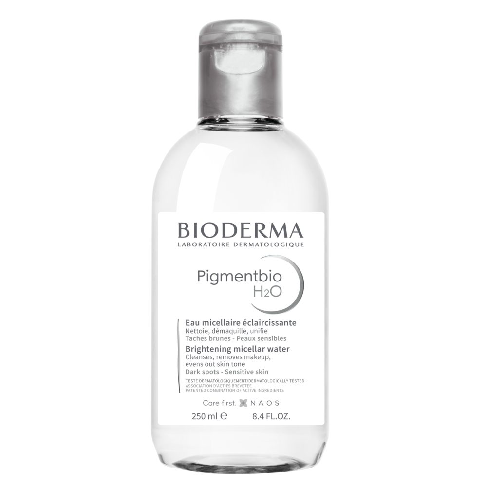 Bioderma Make-up-Entferner Pigmentbio H2O Aufhellendes Mizellenwasser, entfernt Make-up und Unreinheiten