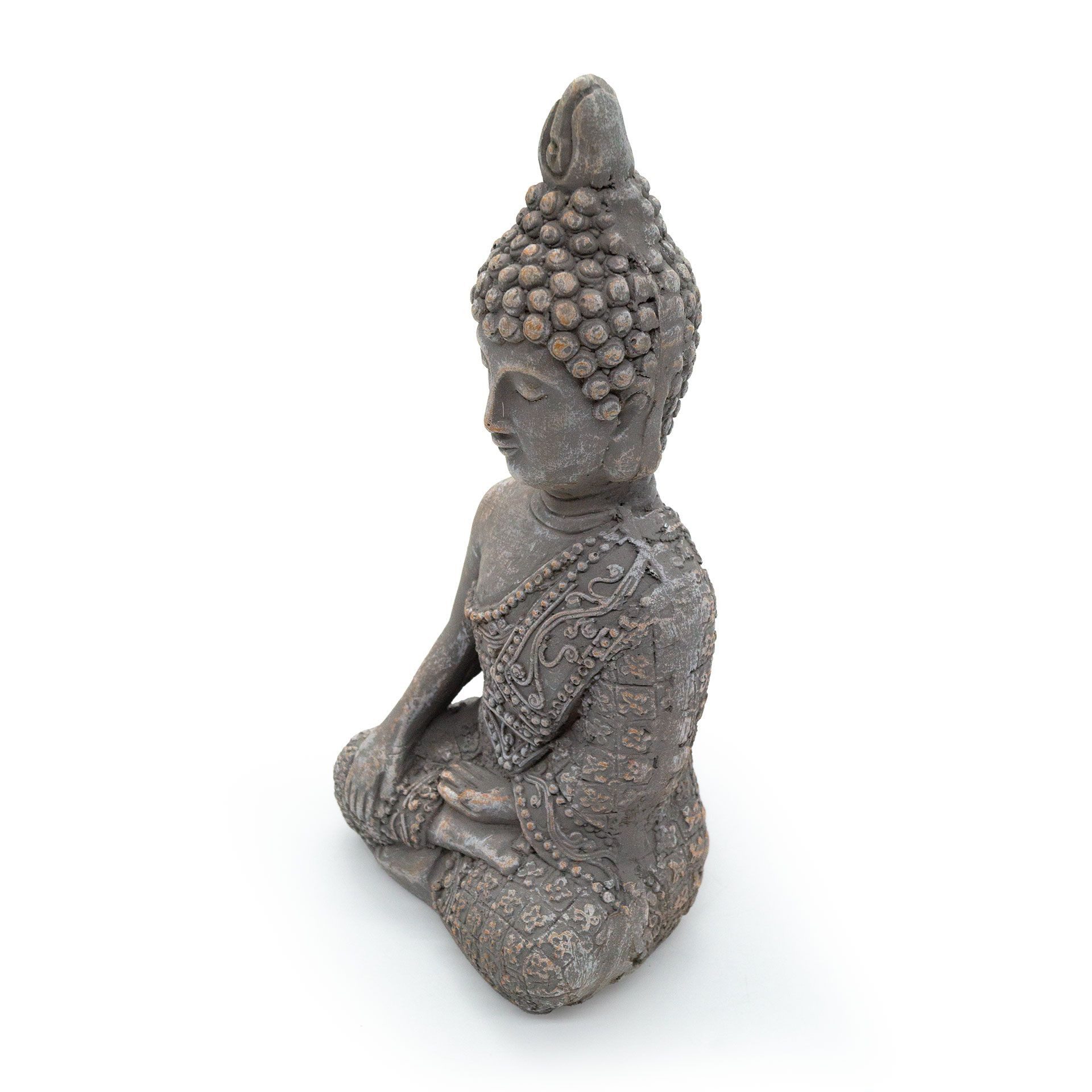 K&L Wall Art Buddhafigur Feng Shui Deko Buddhastatue meditierende Buddha Figur, Fensterbankdeko aus Kunststein