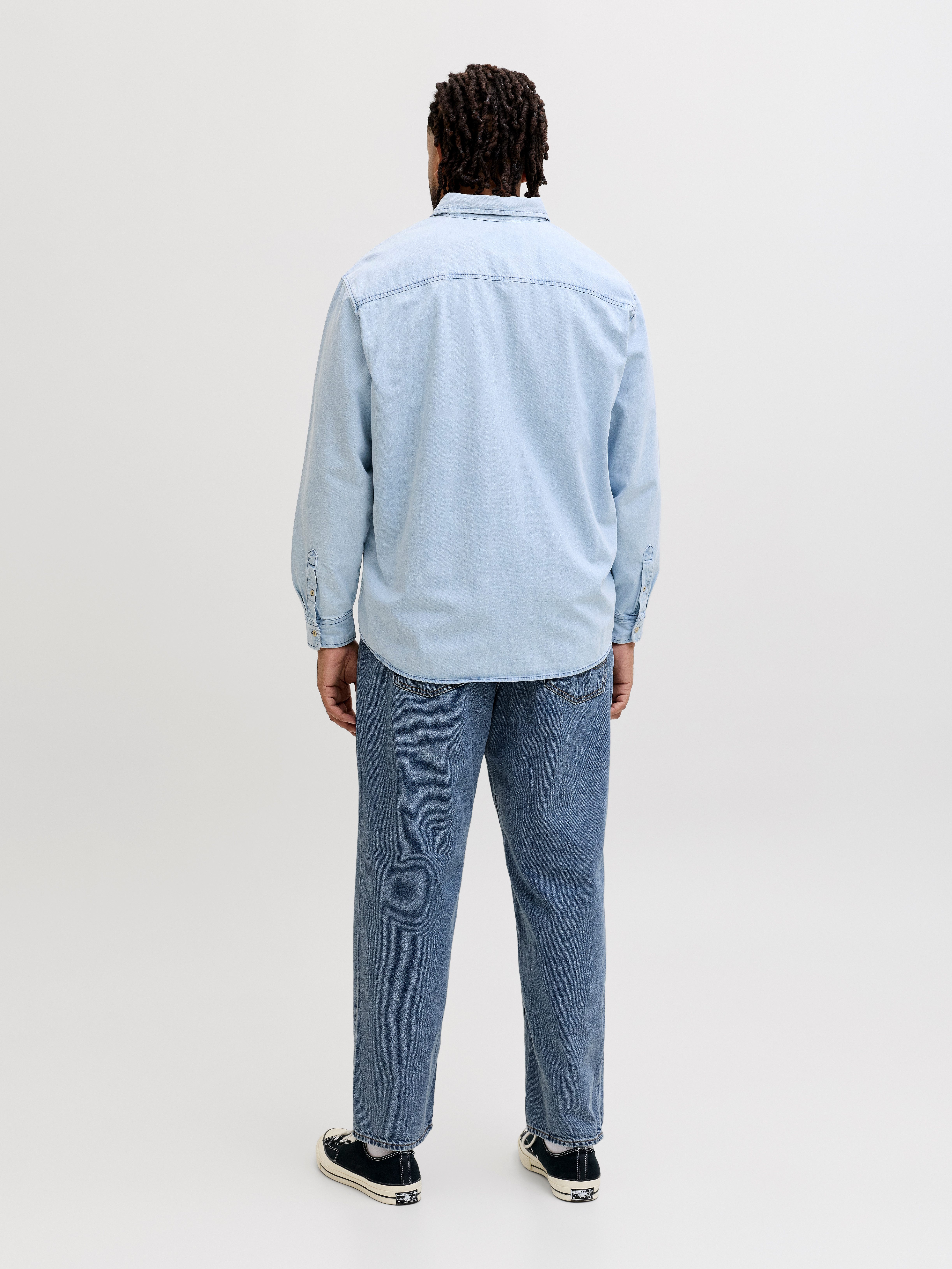 Jack & Jones PlusSize Relax-fit-Jeans JJICHRIS JJORIGINAL SQ 7 mit Five-Pocket-Design